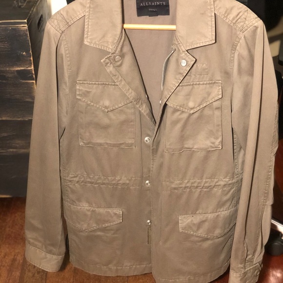 All Saints Military Style Jacket Size Small - Picture 15 of 16